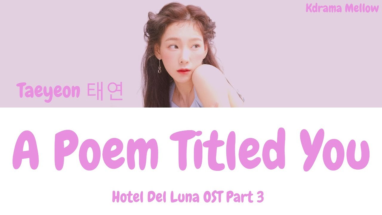 A Poem Titled You (Hotel Del Luna OST)