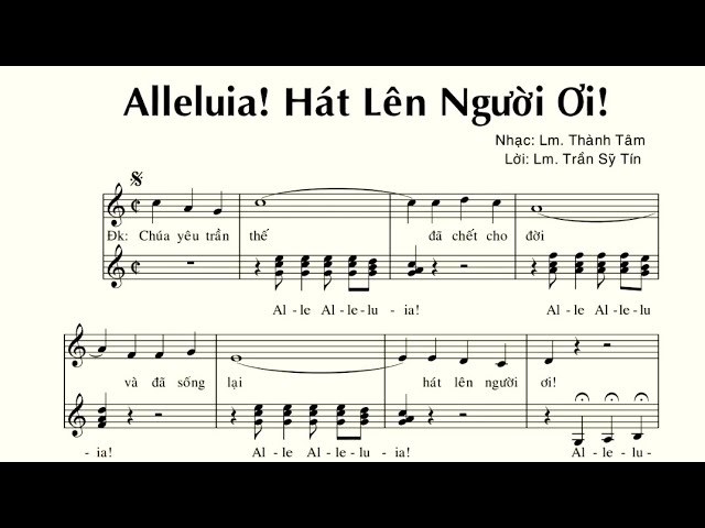 Alleluia! Hát Lên Người Ơi!