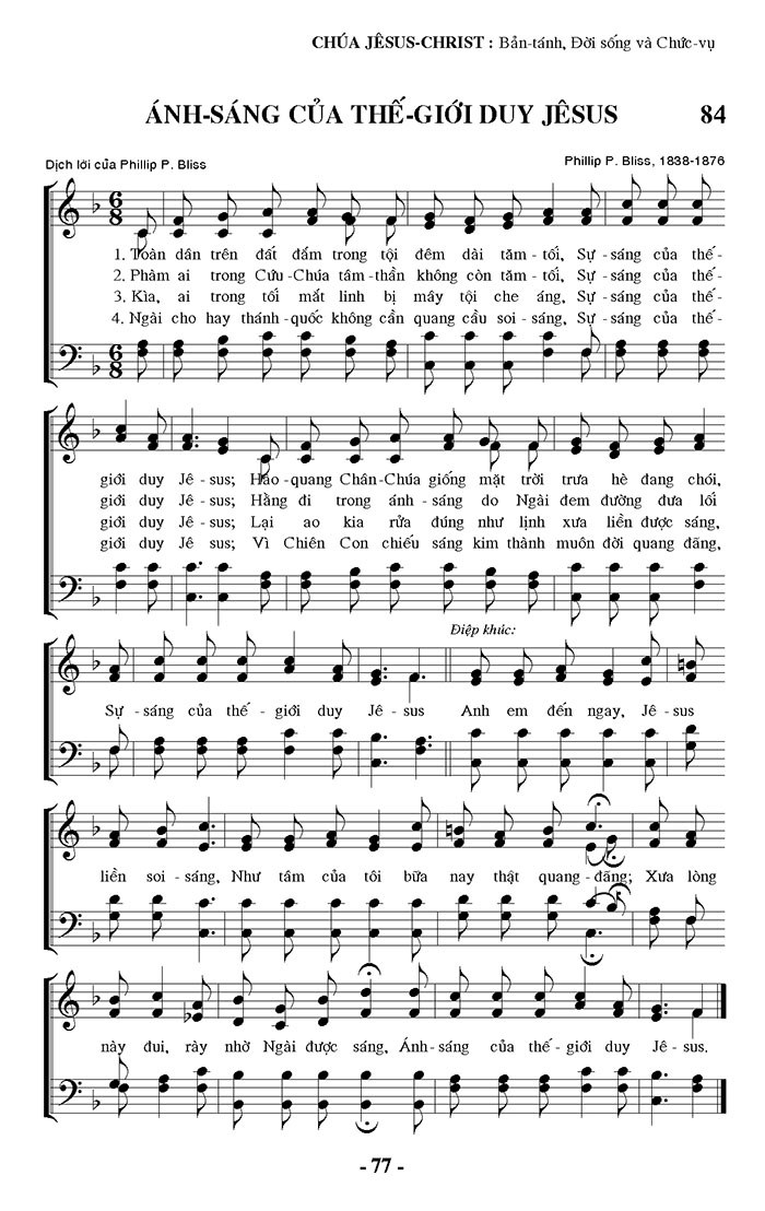 Ánh Sáng Của Thế Giới Duy Jesus (The Light of the World Is Jesus)