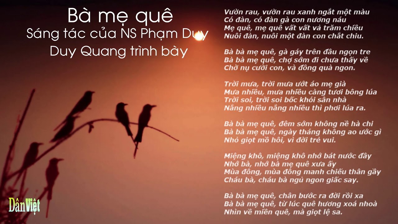 Bà mẹ quê