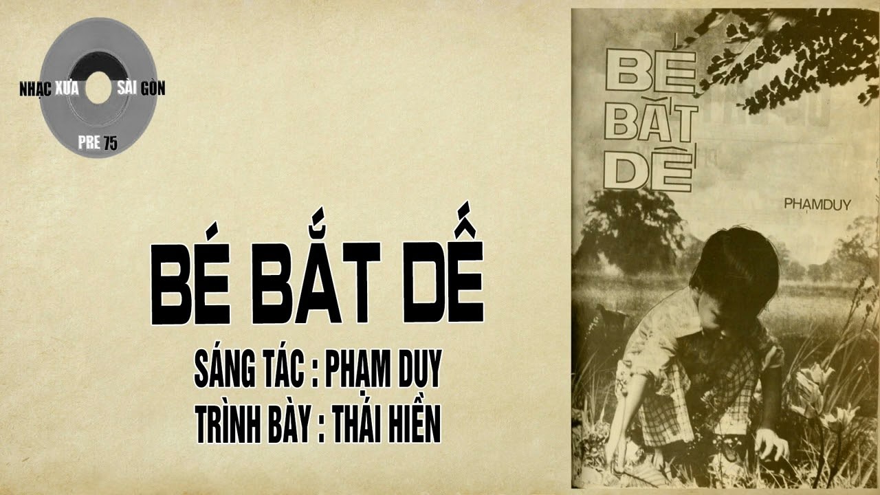 Bé bắt dế (Bé ca 4)