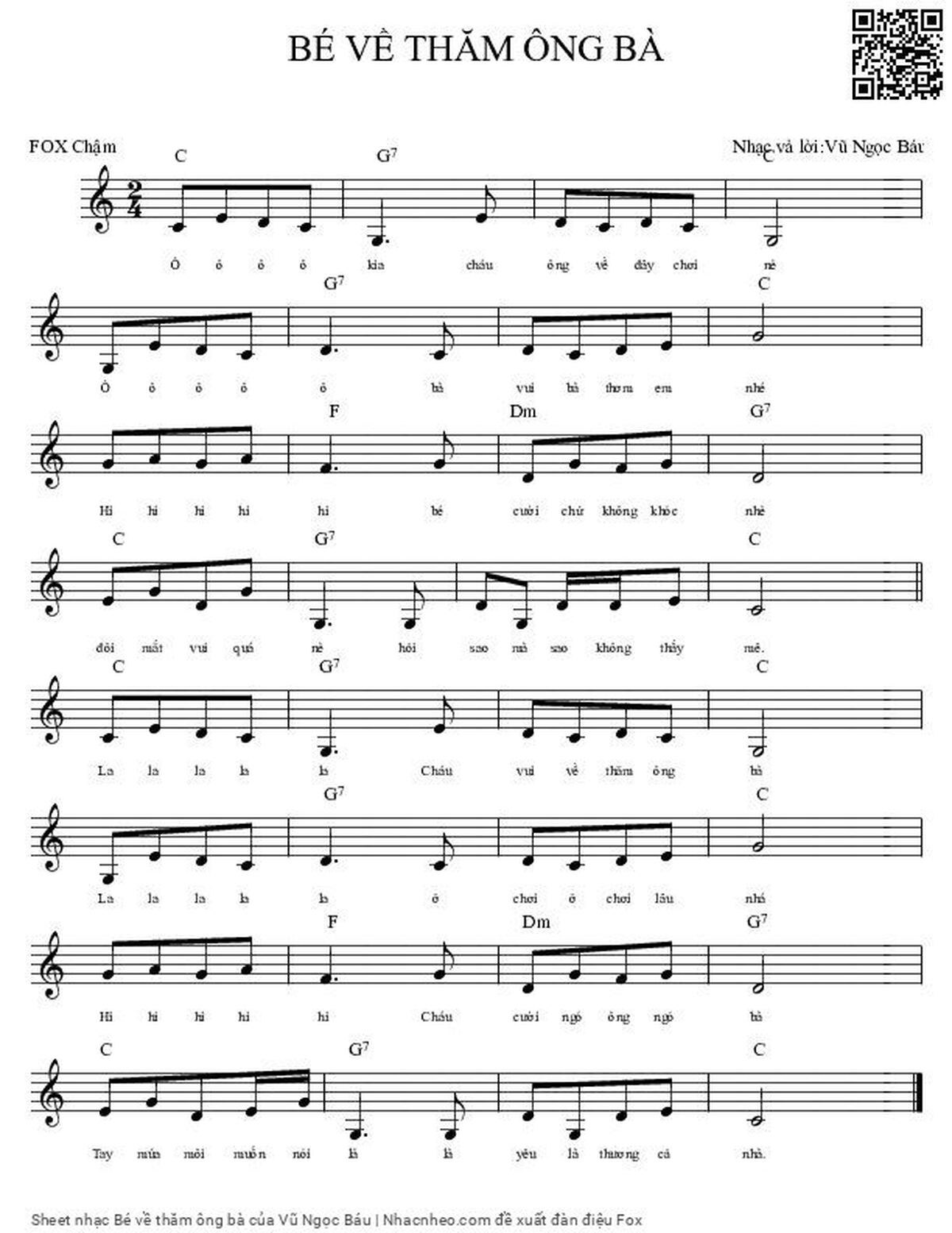 Bé Về Thăm Ông Bà