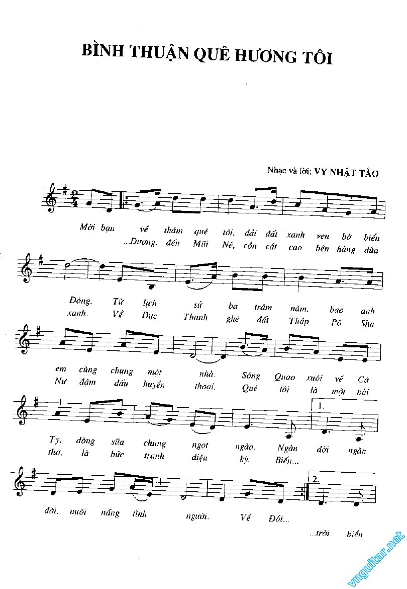 Bình Thuận Quê Hương Tôi
