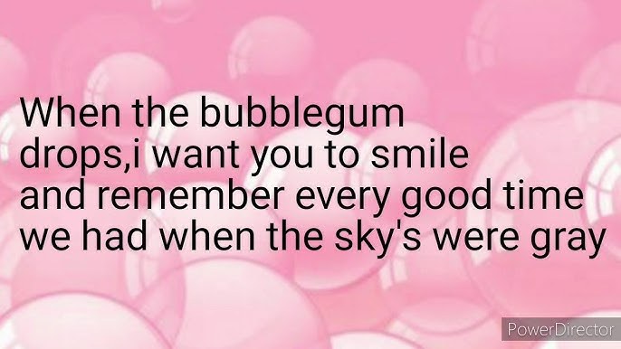 Bubblegum k.k ( English fanmade lyrics )