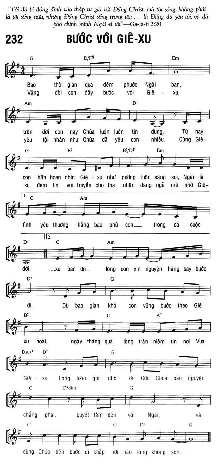 Bước Với Giê - Xu