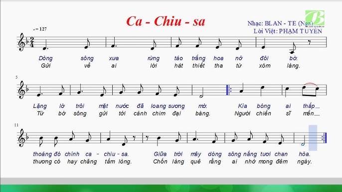 Cachiusa ( Bản Thiếu Nhi )
