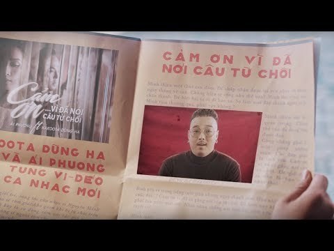 Cám ơn vì đã nói câu từ chối