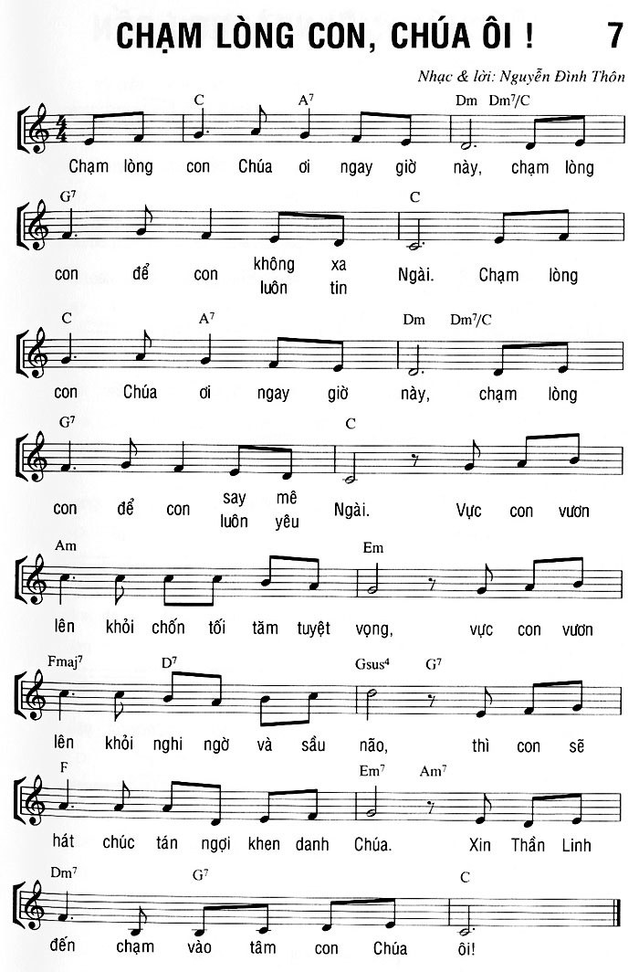 Chạm Lòng Con Chúa Ơi