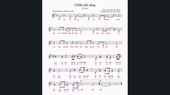 Chiều hải cảng (Вечер на рейде)