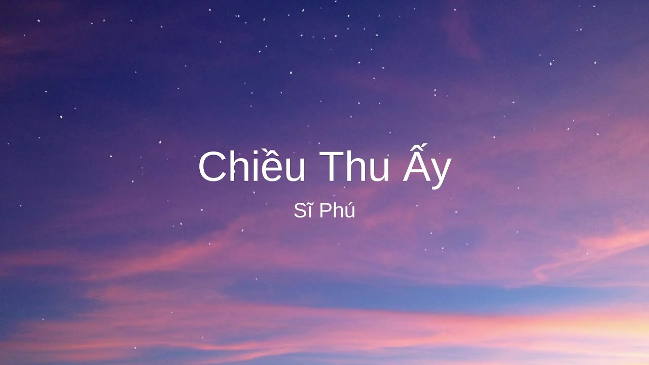 Chiều thu ấy