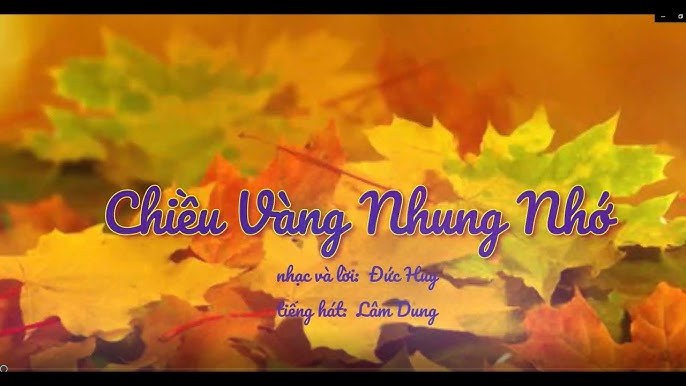Chiều vàng nhung nhớ