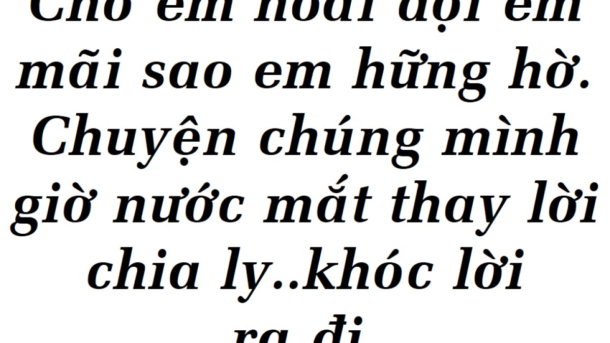 Chờ đợi em mãi mãi