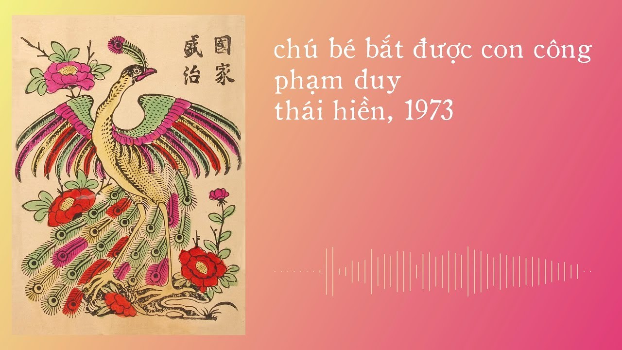 Chú bé bắt được con công