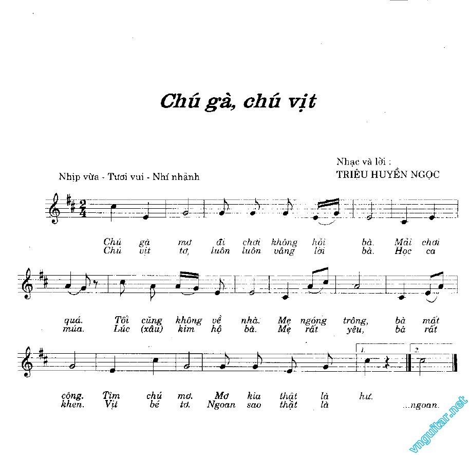 Chú gà, chú vịt