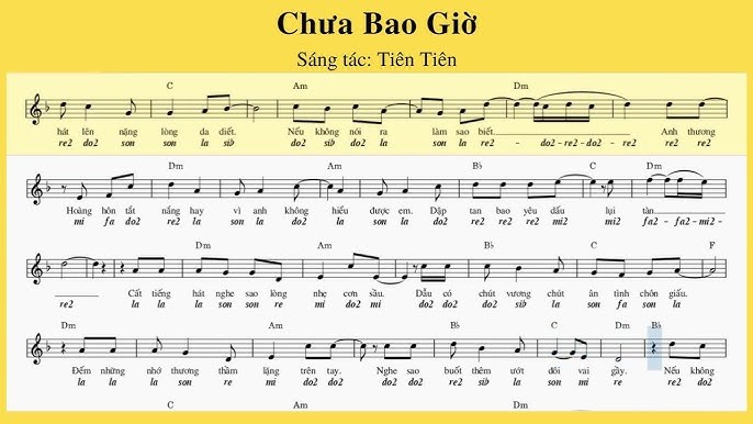 Chưa Bao Giờ