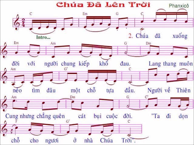Chúa đã lên trời