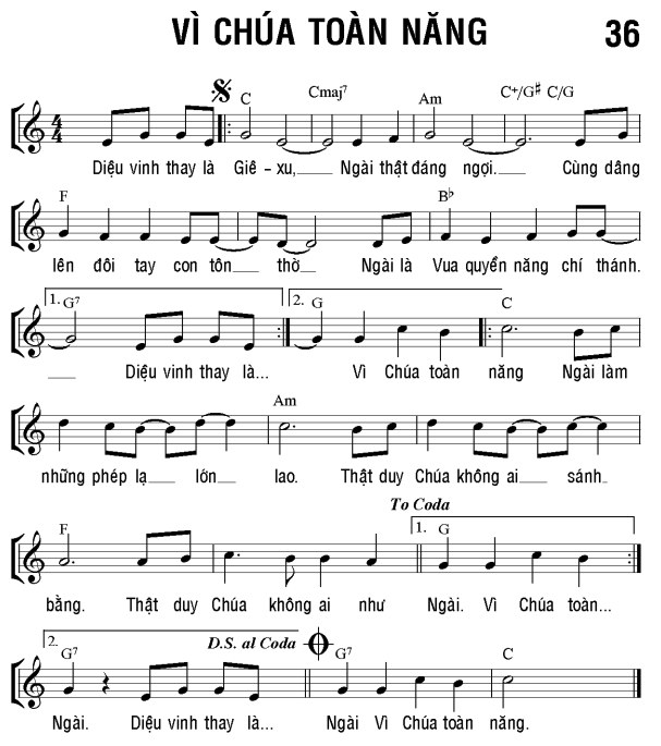 Chúa Toàn Năng  (Almighty God)