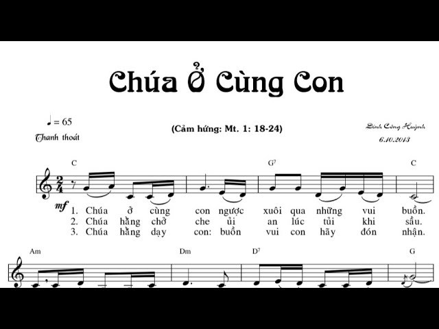 CHÚA VÀ CON