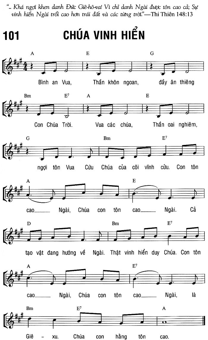 Chúa Vinh Hiển