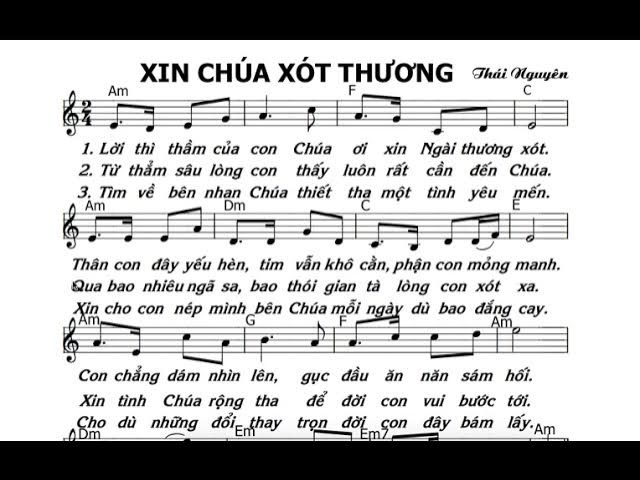 CHÚA XÓT THƯƠNG