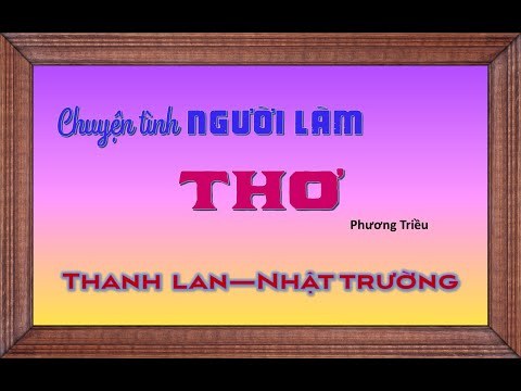 Chuyện tình người làm thơ