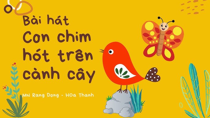 Con chim hót trên cành cây