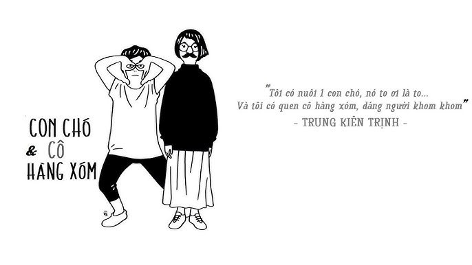 Con chó và cô hàng xóm