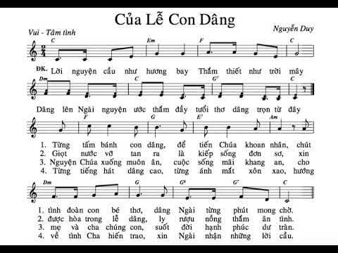 Con dâng của lễ
