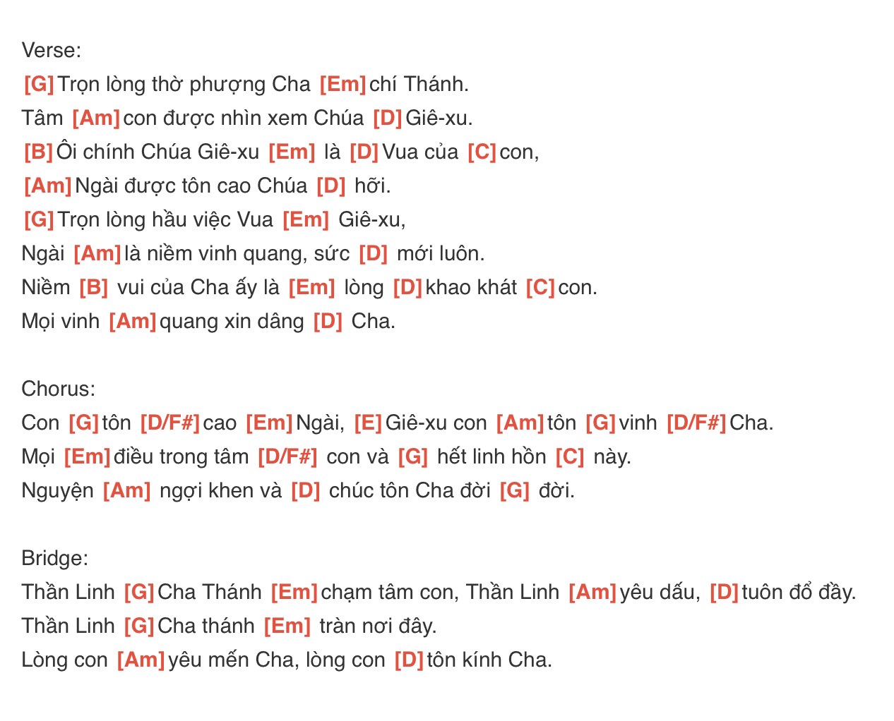 CON MẾN YÊU THỜ PHƯỢNG NGÀI (Mến Yêu Thờ Phượng Chúa)