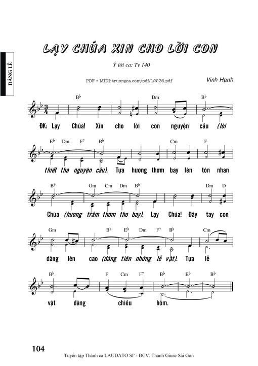 Con xin lỗi Chúa ( Lời xin lỗi)