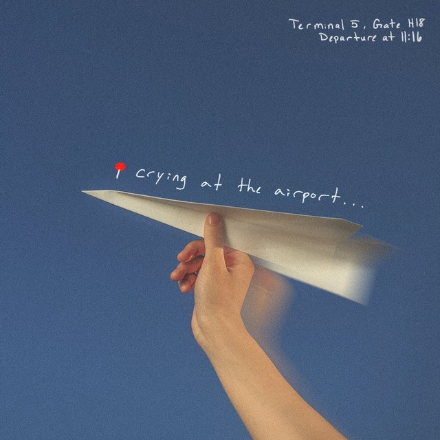 Crying at the airport