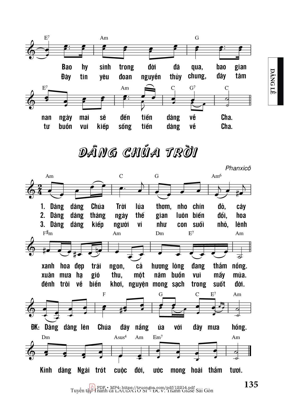 Dâng Chúa Trời