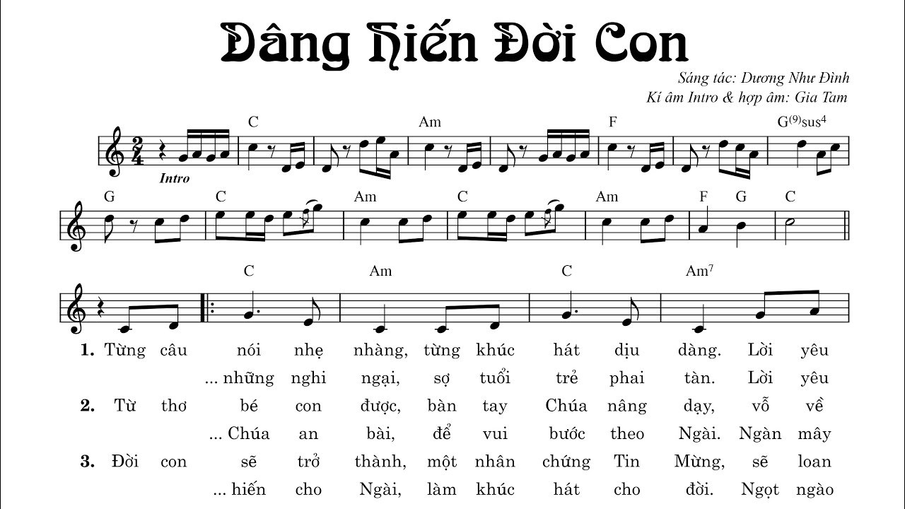 Dâng Hiến Đời Con