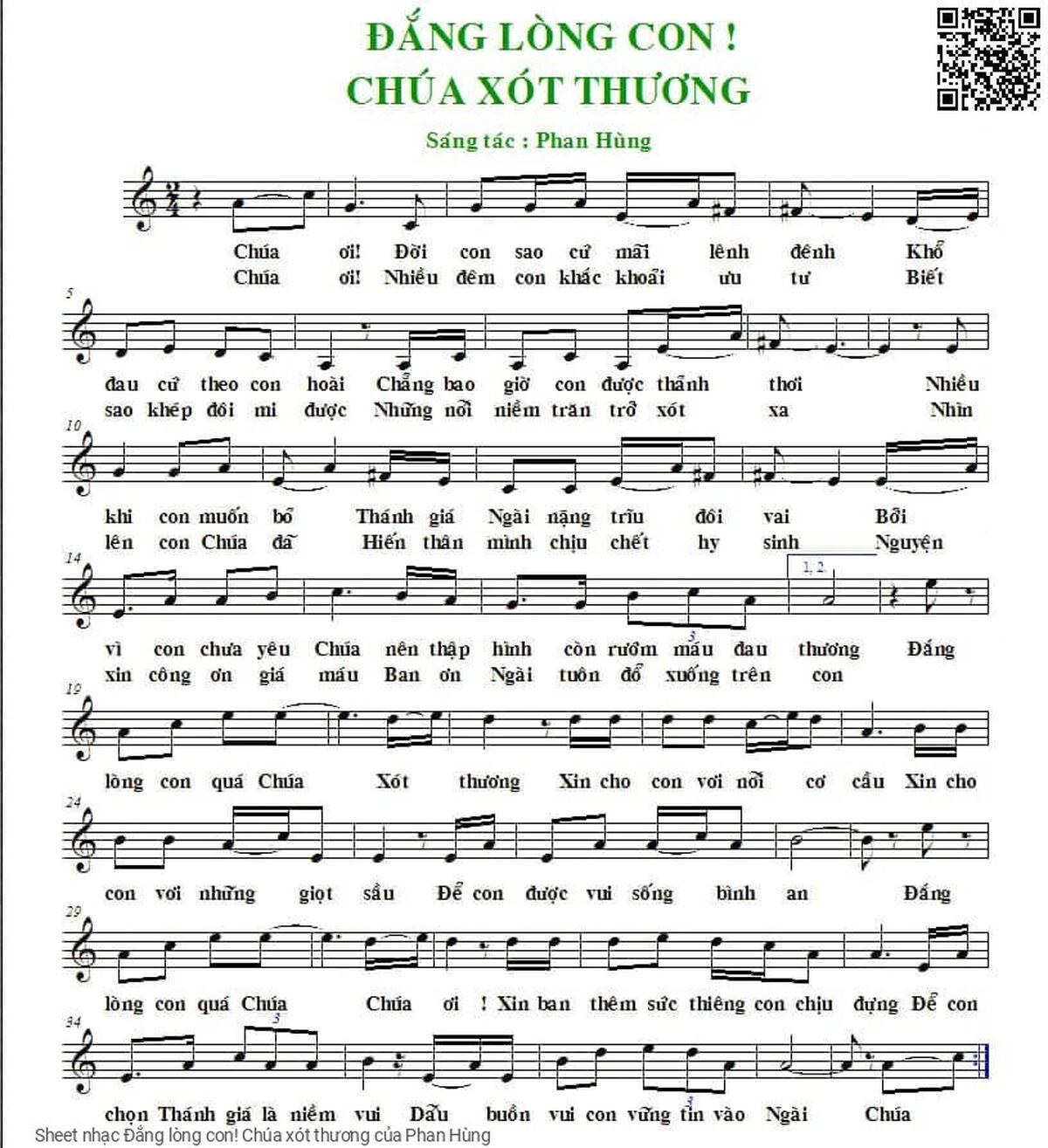  Đắng Lòng Con! Chúa Xót Thương  