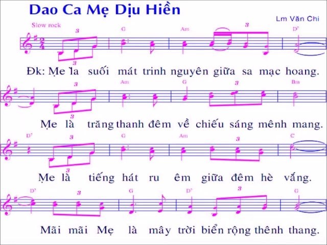 dao ca mẹ dịu hiền