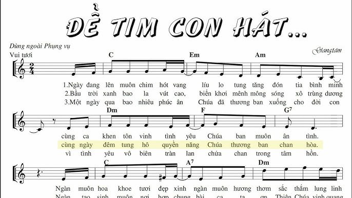 Để Tim Con Hát