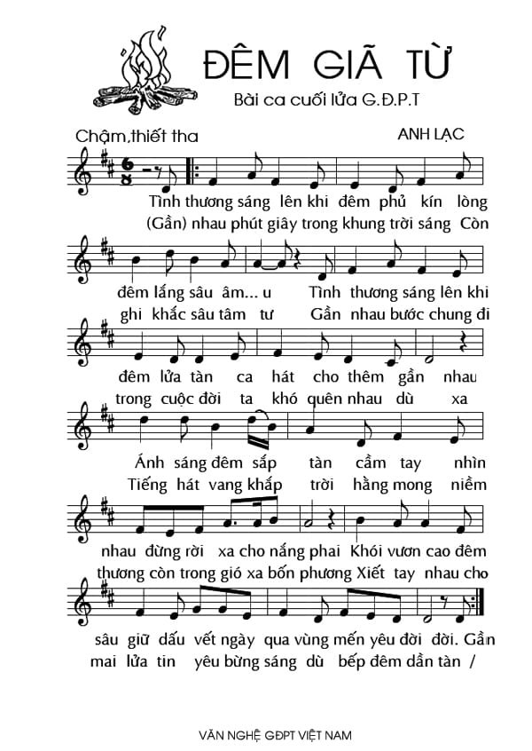 Đêm Giả Từ ( Bài Ca Cuối Lửa GDPT )