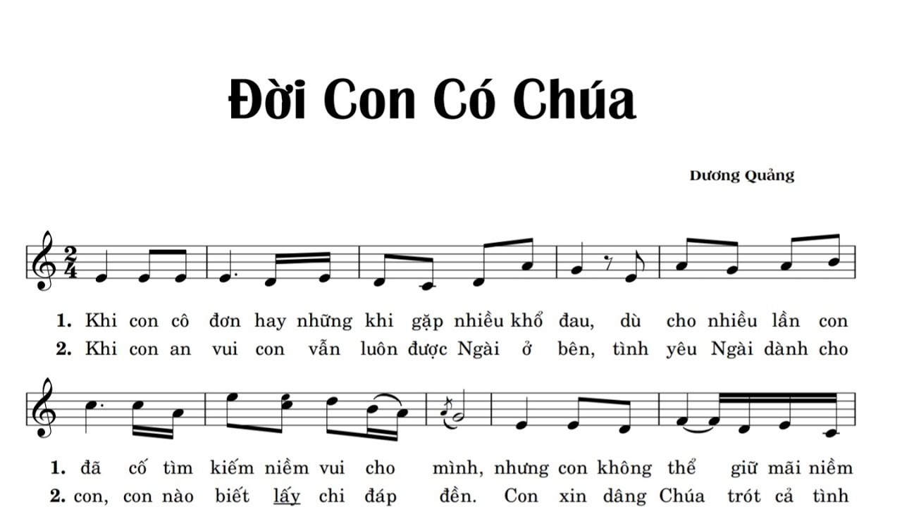 Đời con có Chúa 