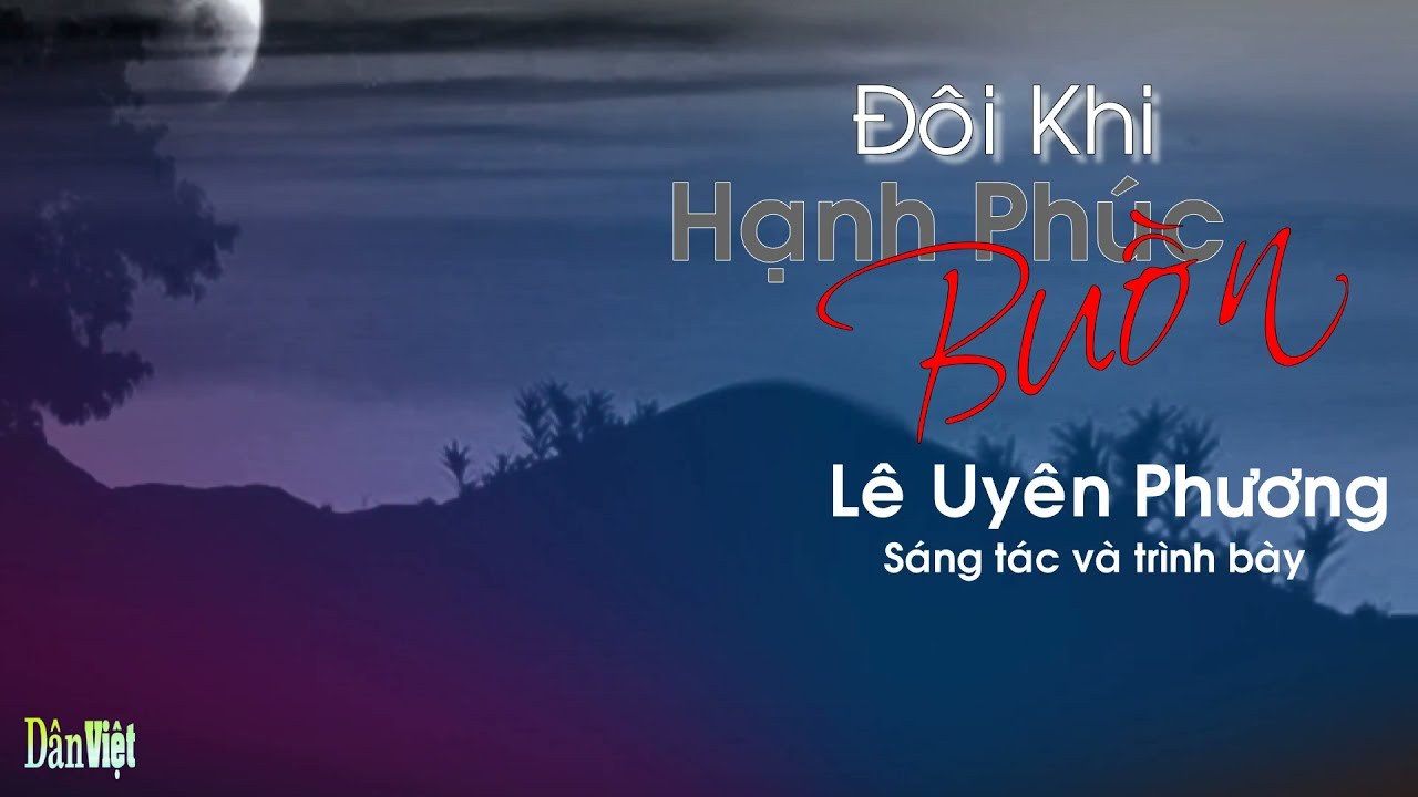 Đôi khi hạnh phúc buồn