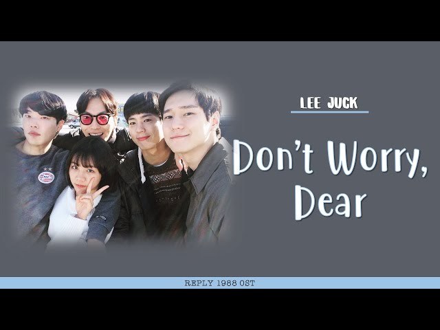 Don't worry (Reply 1988 OST)