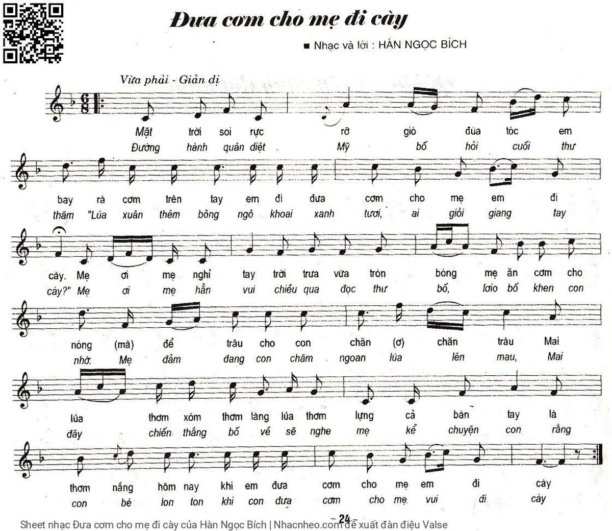 Đưa Cơm Cho Mẹ Đi Cày