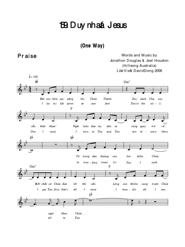Duy Nhất Giê Su - One Way