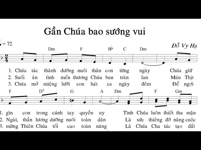 Gần Chúa Bao Sướng Vui