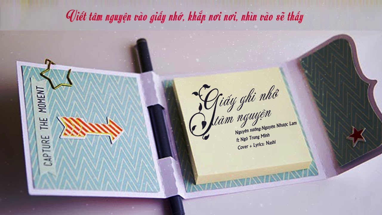 Giấy ghi chú tâm nguyện (lời việt)