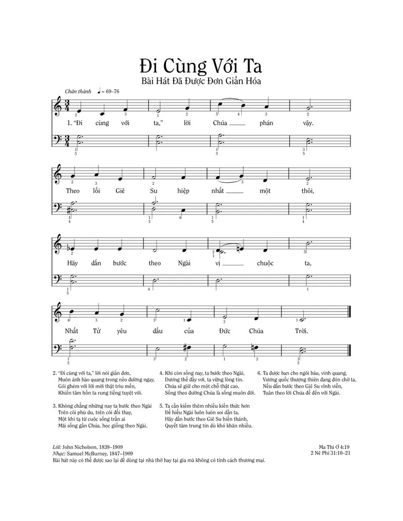  GIÊ-SU CÙNG ĐI