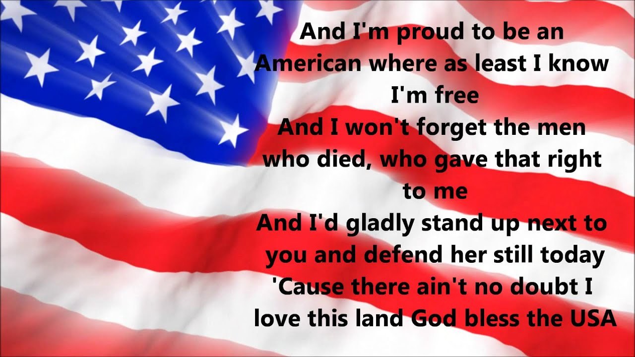 God Bless The USA