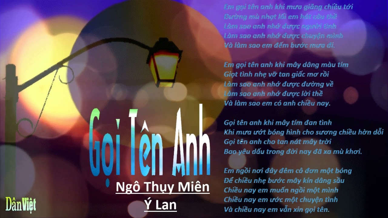 Gọi tên anh
