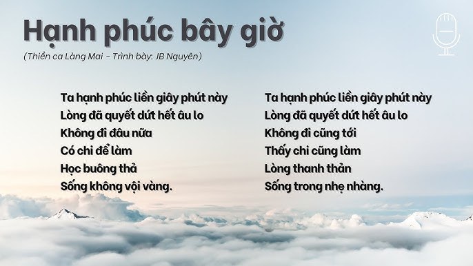 Hạnh Phúc Bây Giờ