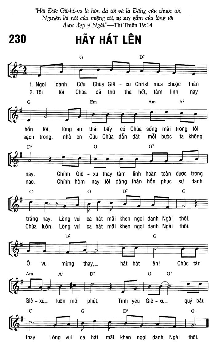 Hát Lên Nào Vì Lòng Này Có Giê-xu