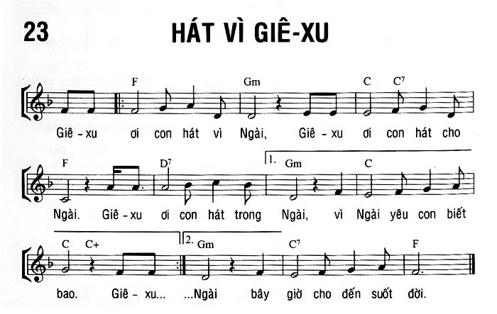 Hát Vì Giê-Xu